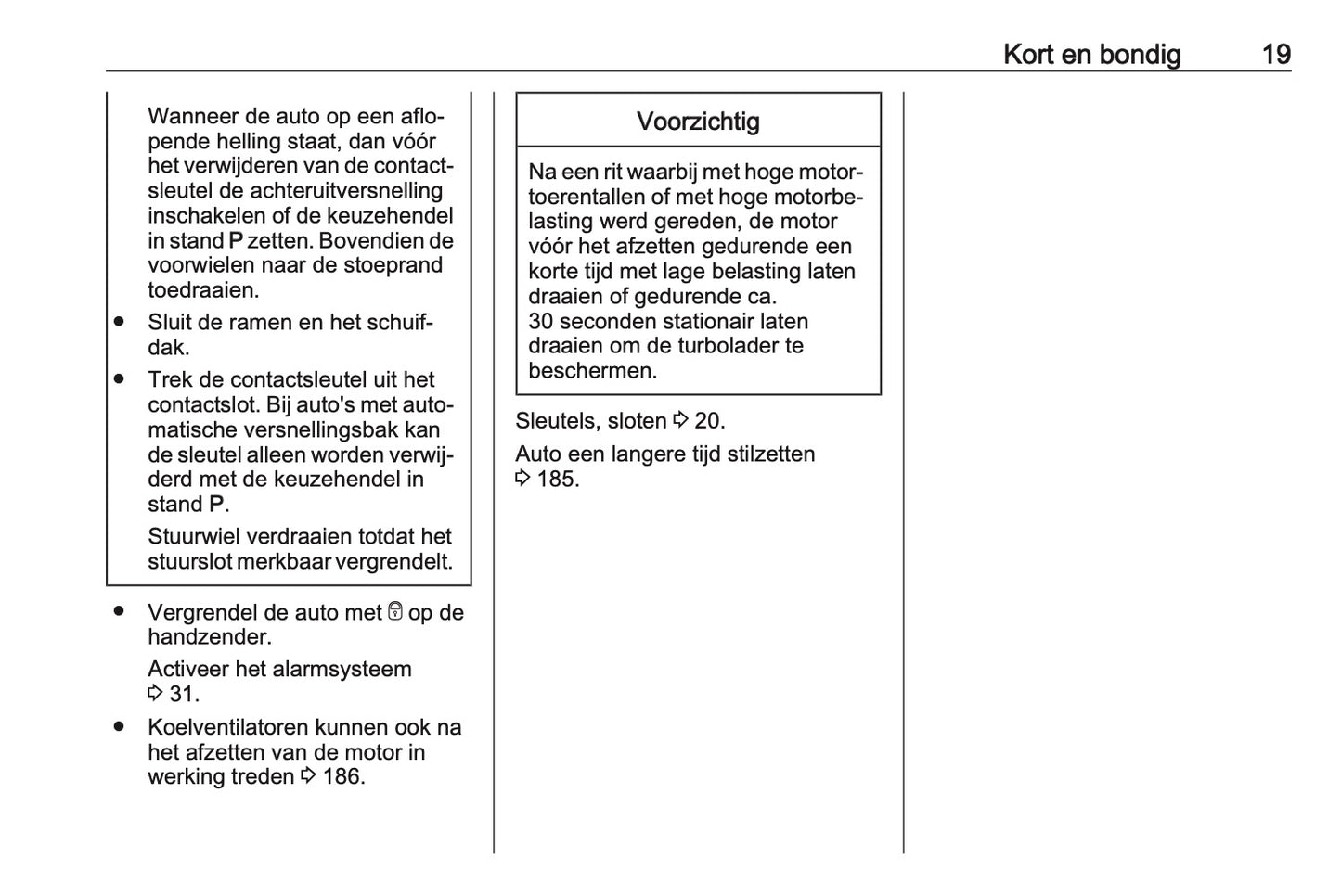 2019-2020 Opel Mokka X Owner's Manual | Dutch