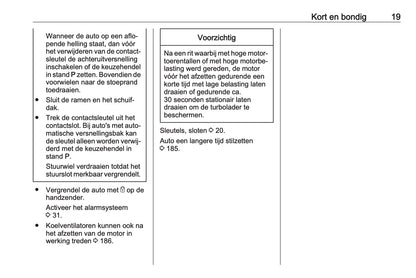 2019-2020 Opel Mokka X Owner's Manual | Dutch