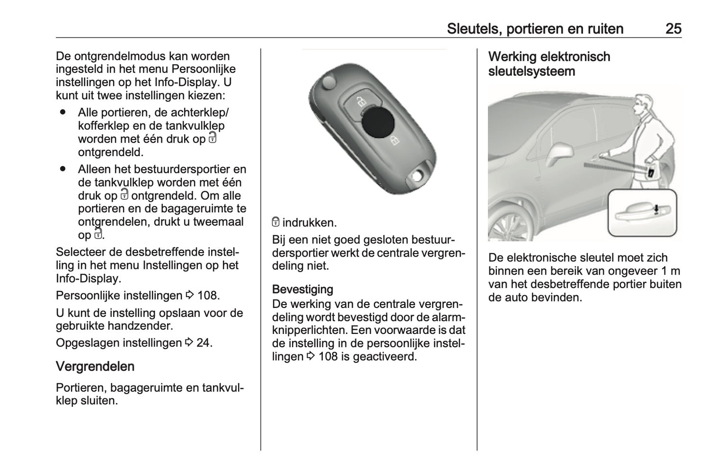 2019-2020 Opel Mokka X Owner's Manual | Dutch