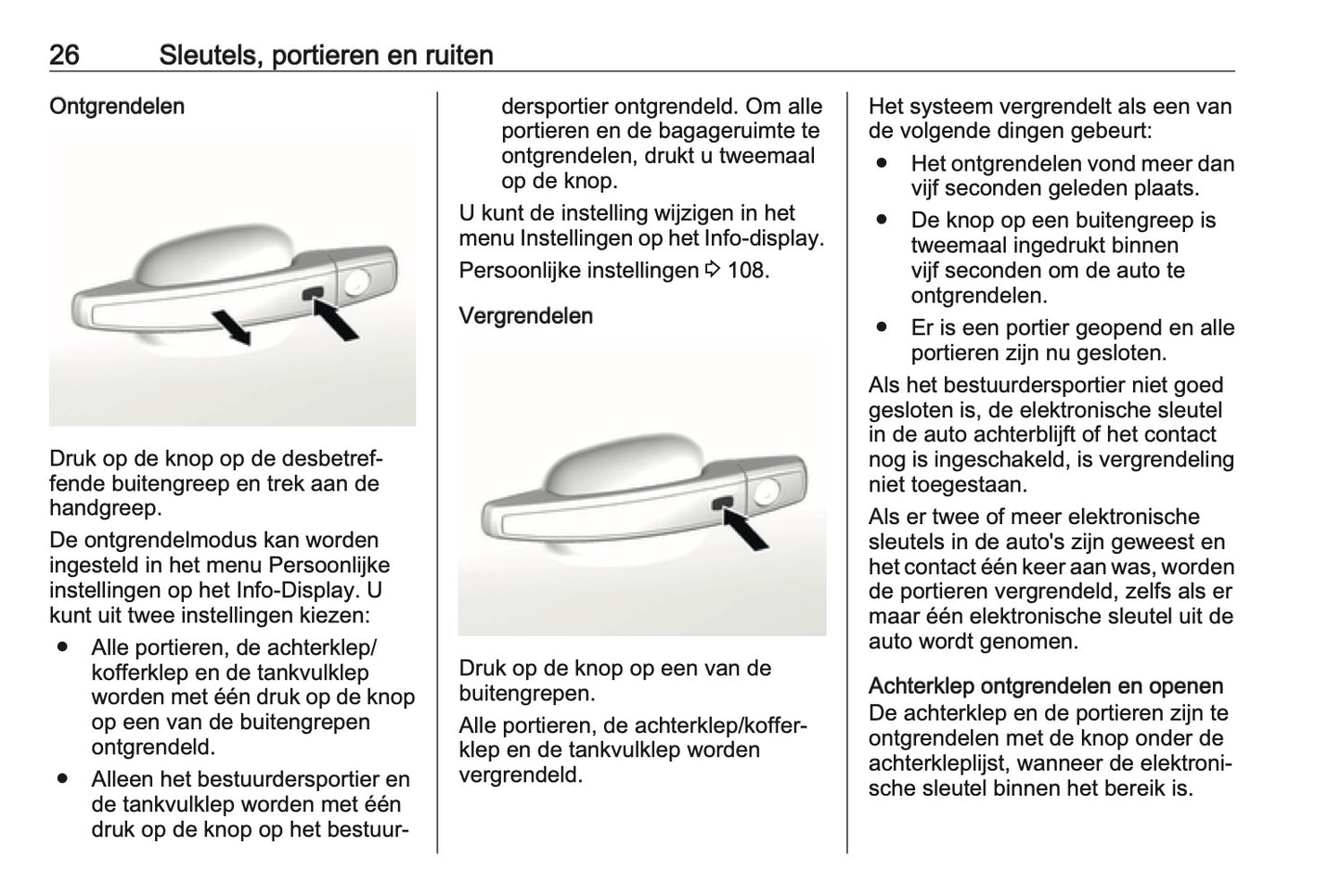 2019-2020 Opel Mokka X Owner's Manual | Dutch