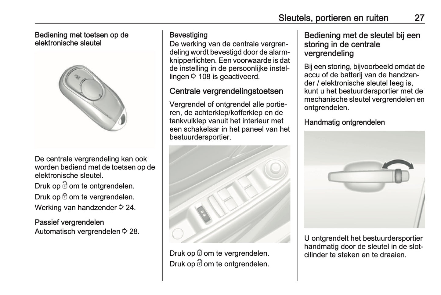 2019-2020 Opel Mokka X Owner's Manual | Dutch