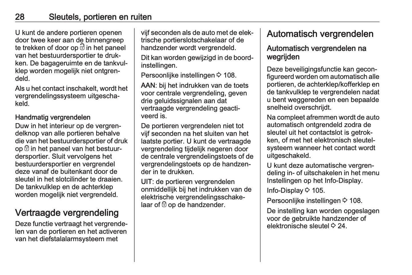 2019-2020 Opel Mokka X Owner's Manual | Dutch