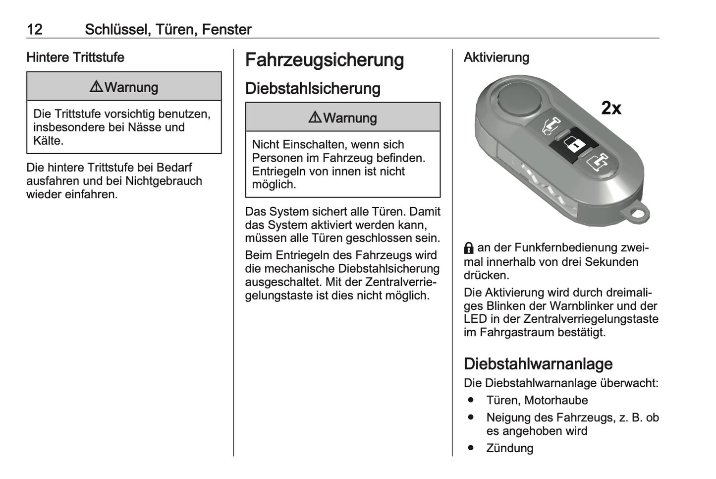 2023-2024 Opel Movano Bedienungsanleitung | Deutsch