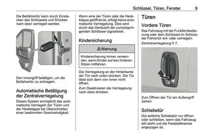 2023-2024 Opel Movano Bedienungsanleitung | Deutsch