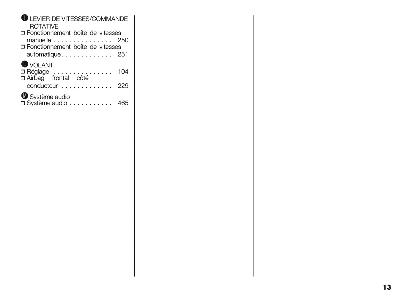 2025 Opel Movano Manuel du propriétaire | Français