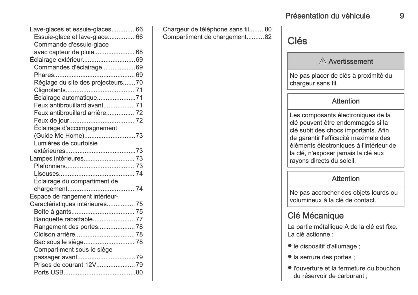 2026 Opel Movano Owner's Manual | French