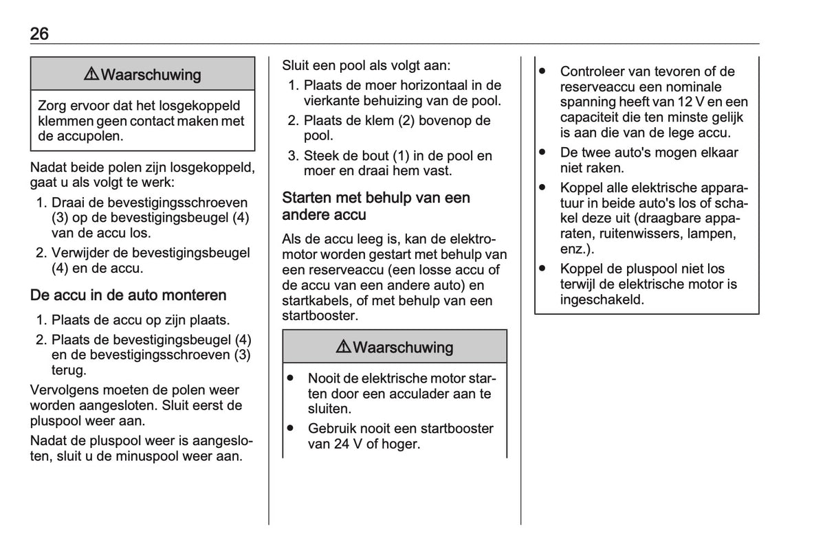 2023-2026 Opel Rocks-e Gebruikershandleiding | Nederlands