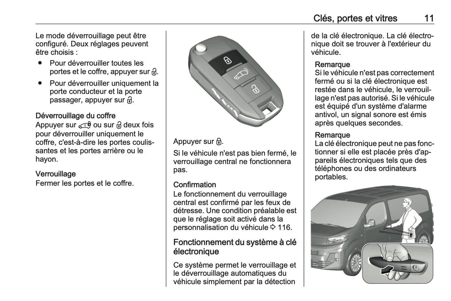 2023-2024 Opel Vivaro Owner's Manual | French