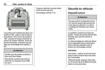2024-2025 Opel Vivaro Owner's Manual | French