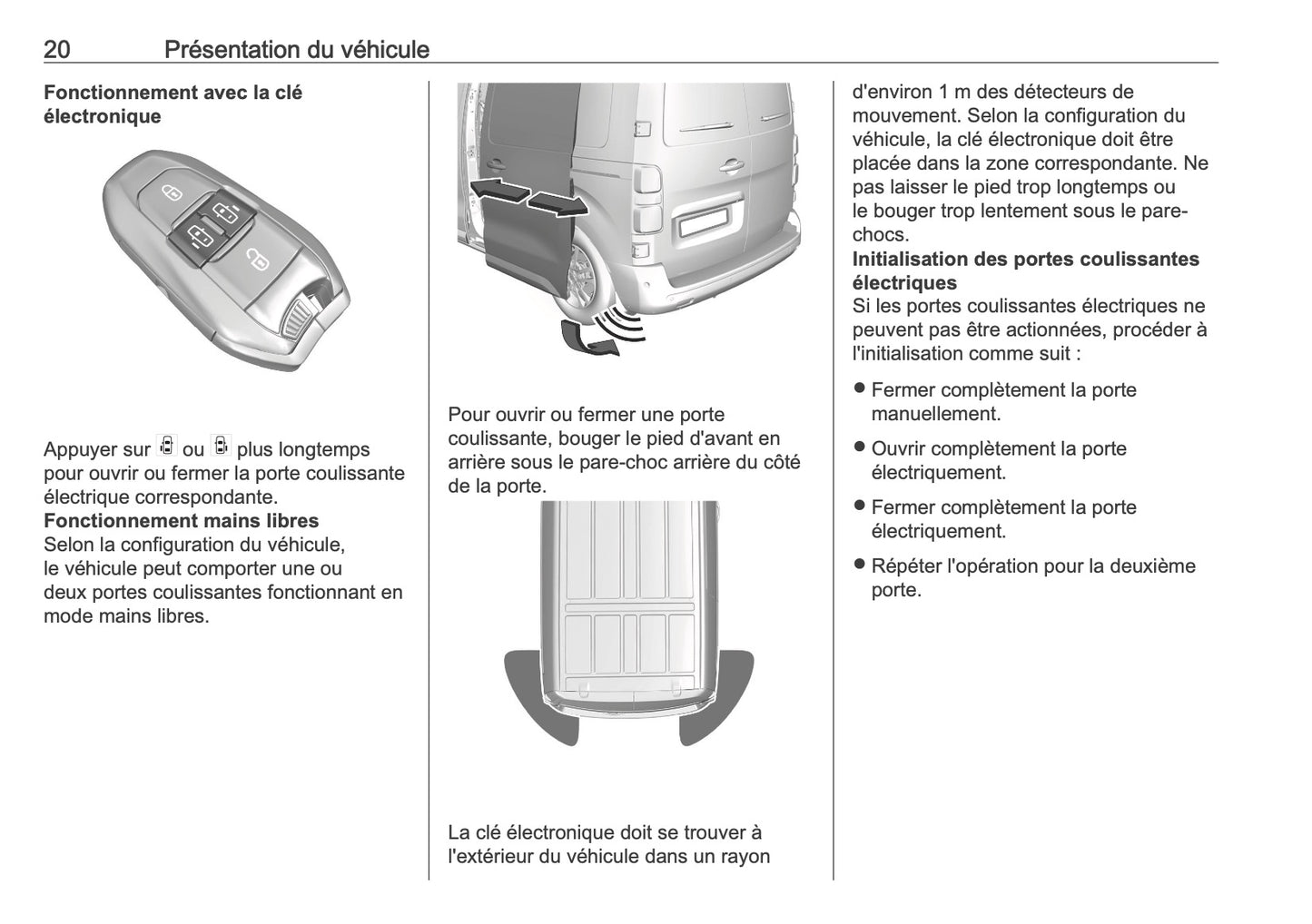 2025-2026 Opel Vivaro Owner's Manual | French