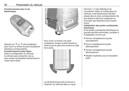 2025-2026 Opel Vivaro Owner's Manual | French