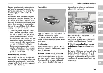 2026 Opel Vivaro Owner's Manual | French