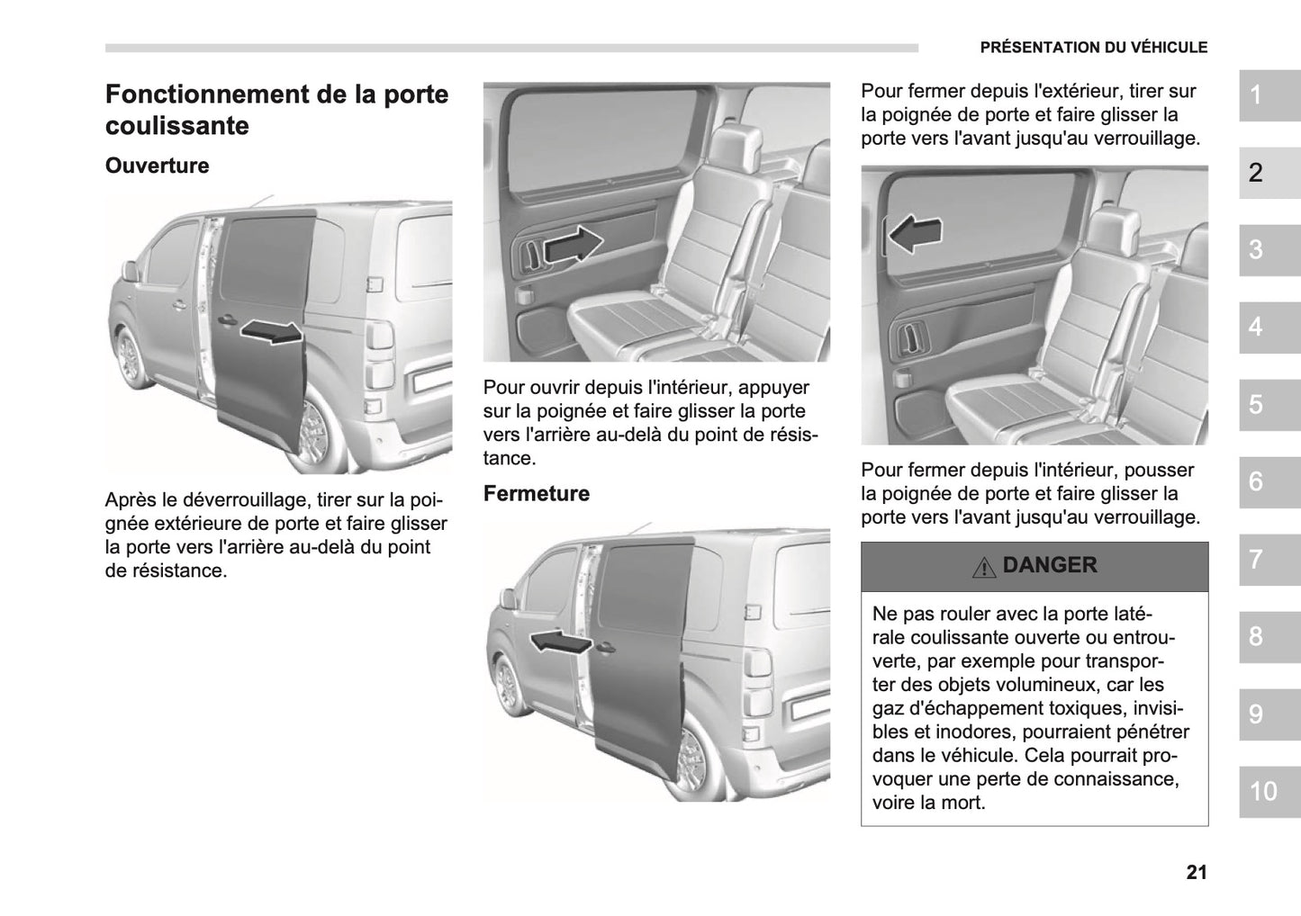 2026 Opel Vivaro Owner's Manual | French