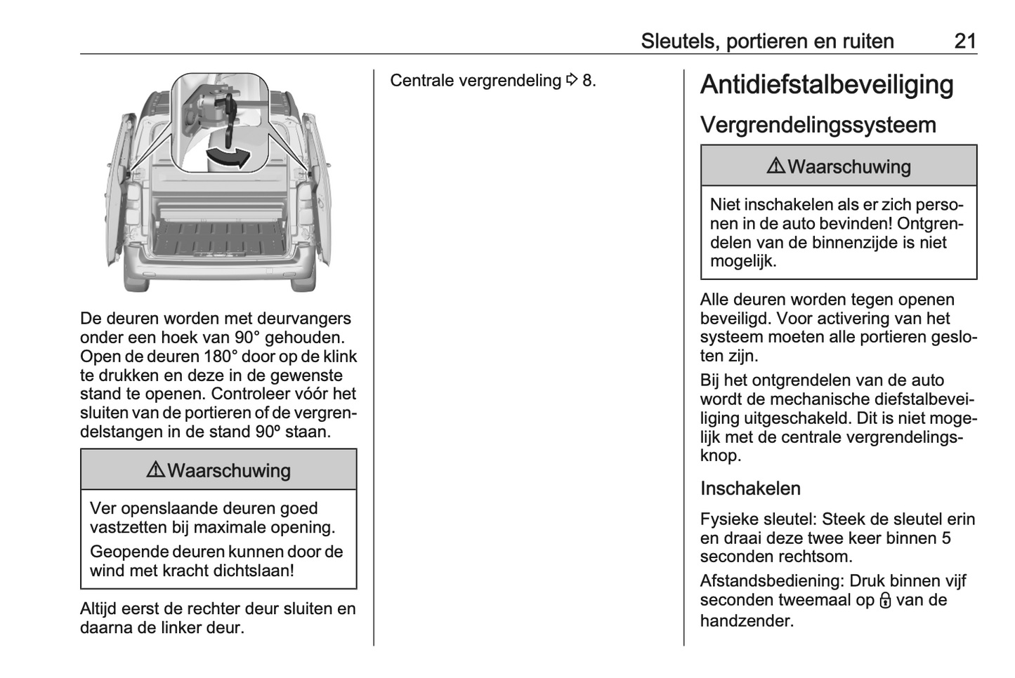 2023-2024 Opel Vivaro Gebruikershandleiding | Nederlands