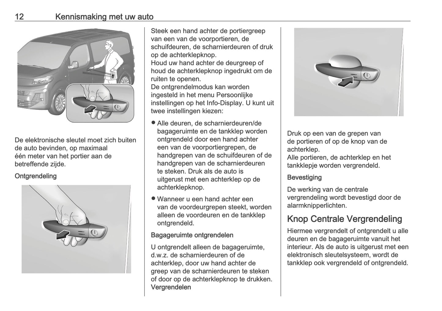 2025-2026 Opel Vivaro Gebruikershandleiding | Nederlands