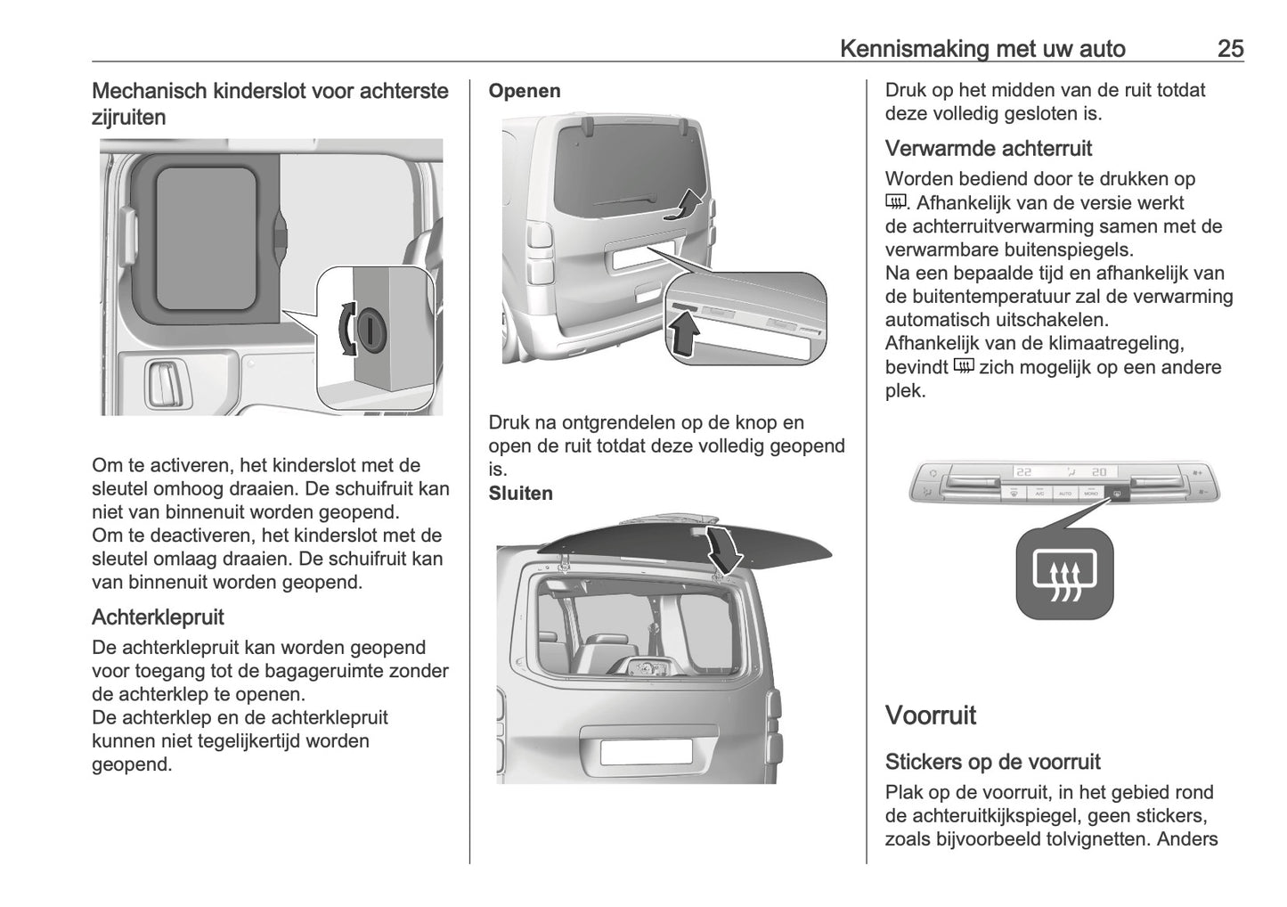 2025-2026 Opel Vivaro Gebruikershandleiding | Nederlands