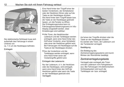 2025-2026 Opel Zafira Life Bedienungsanleitung | Deutsch