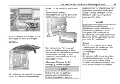 2025-2026 Opel Zafira Life Bedienungsanleitung | Deutsch