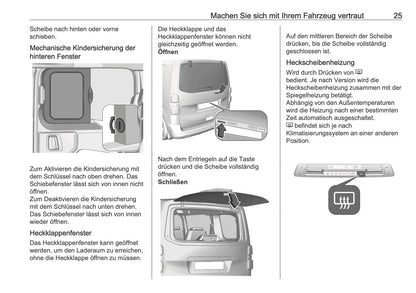 2025-2026 Opel Zafira Life Bedienungsanleitung | Deutsch