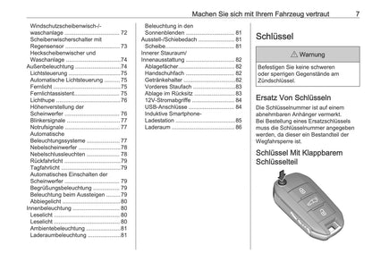 2025-2026 Opel Zafira Life Bedienungsanleitung | Deutsch
