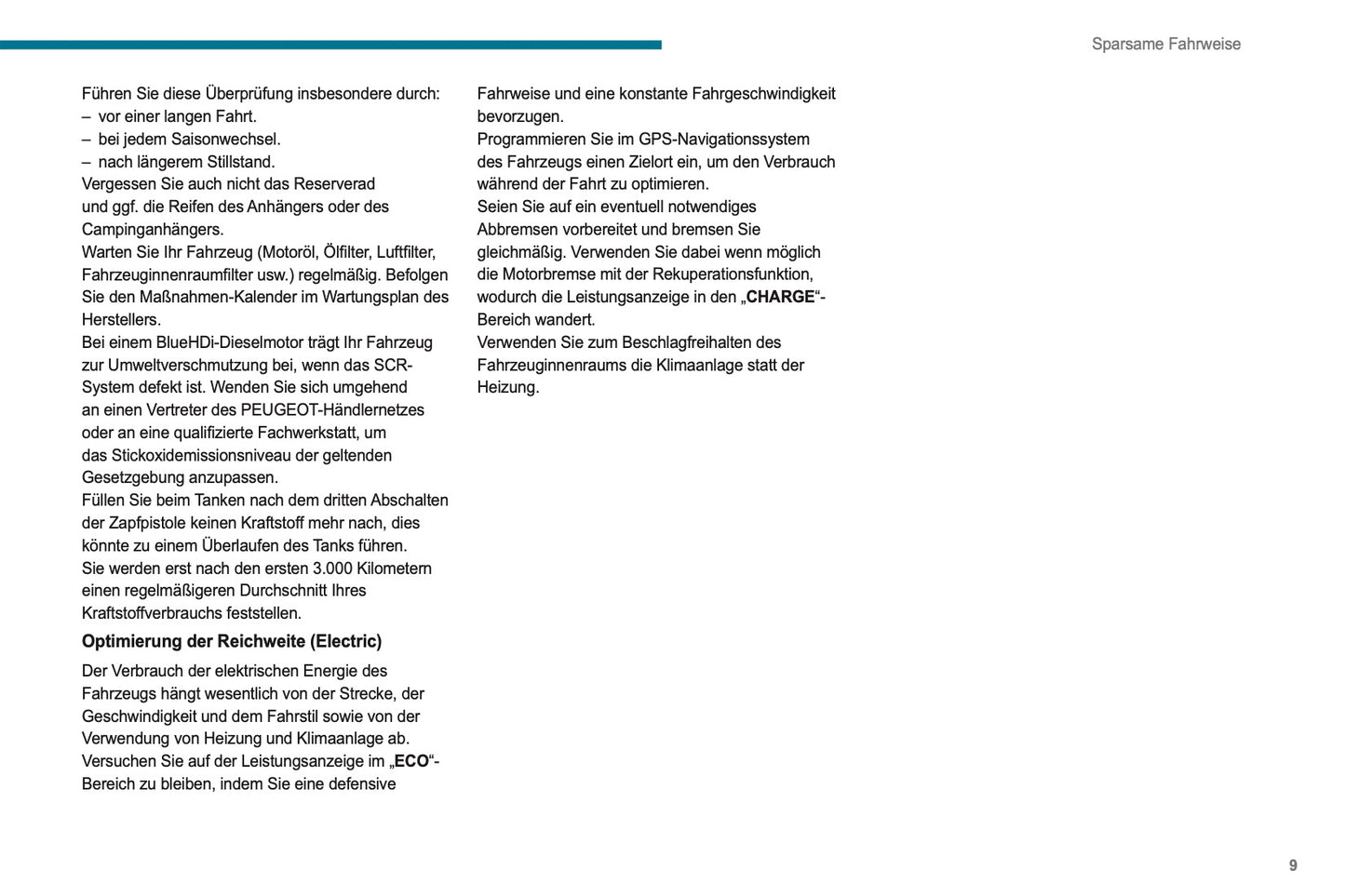 2023-2025 Peugeot 2008/e-2008 Owner's Manual | German