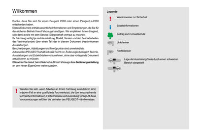 2023-2025 Peugeot 2008/e-2008 Owner's Manual | German