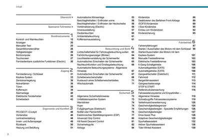 2023-2025 Peugeot 2008/e-2008 Owner's Manual | German