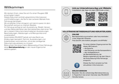 2025 Peugeot 2008 Owner's Manual | German