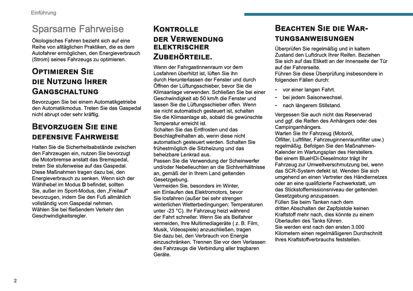 2025 Peugeot 2008 Owner's Manual | German