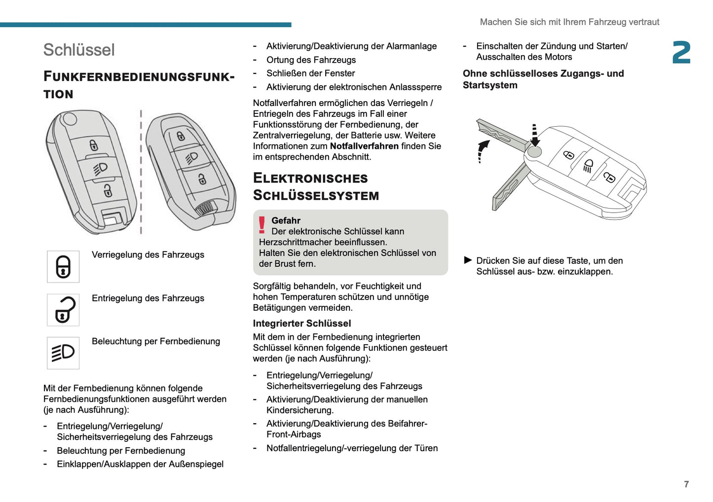 2025 Peugeot 2008 Owner's Manual | German