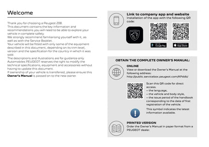 2025 Peugeot 2008 Owner's Manual | English