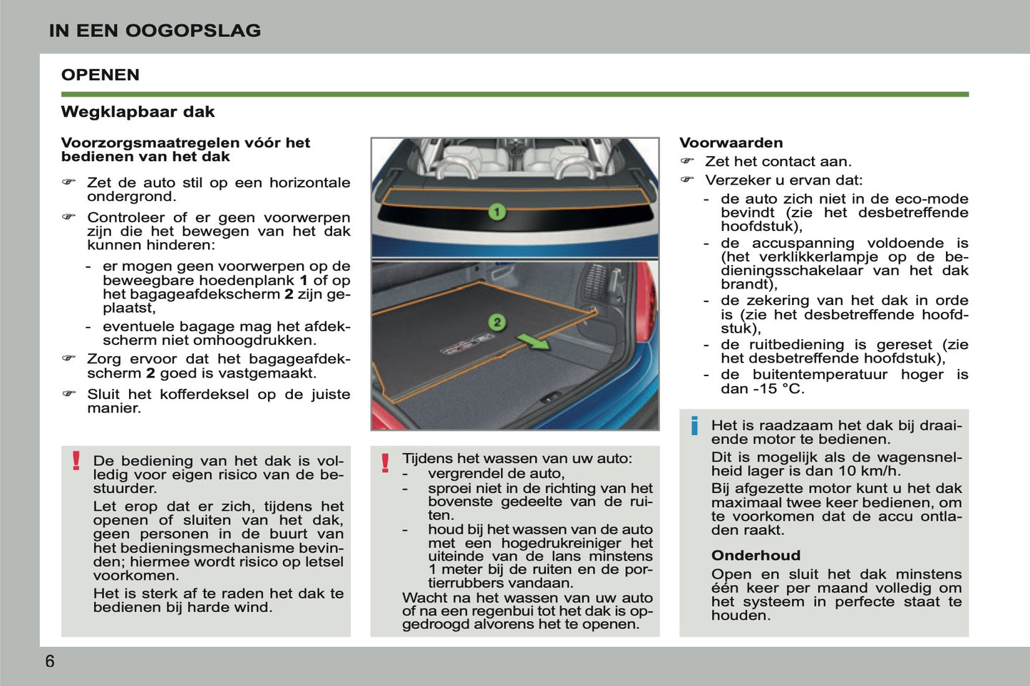 2011-2013 Peugeot 207 CC Owner's Manual | Dutch