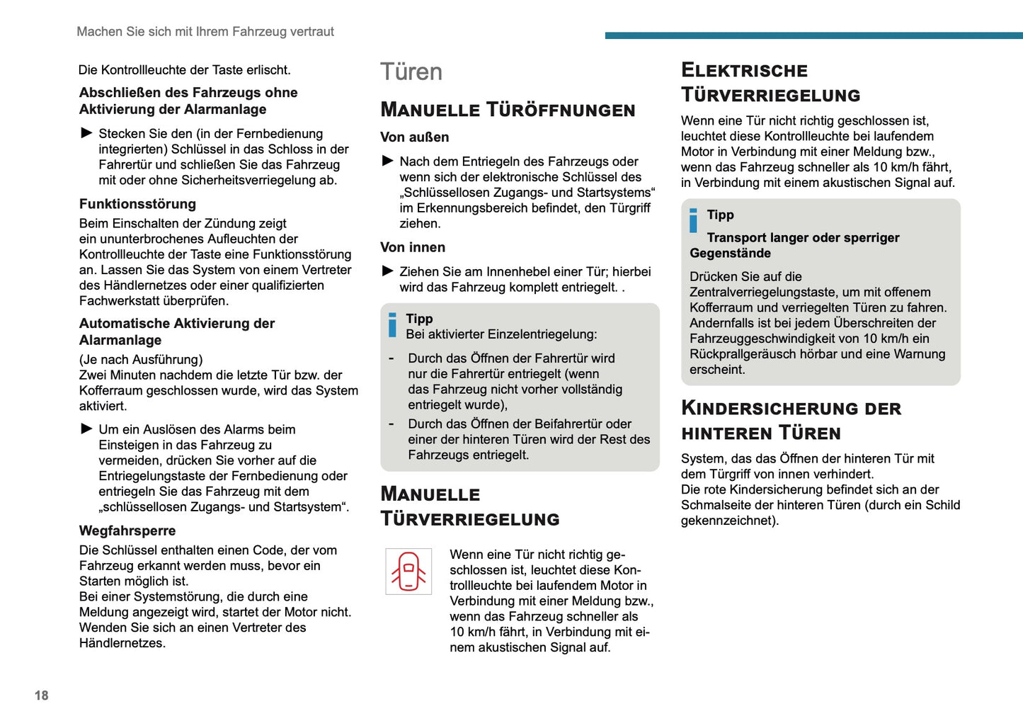 2025 Peugeot 208/e-208 Owner's Manual | German