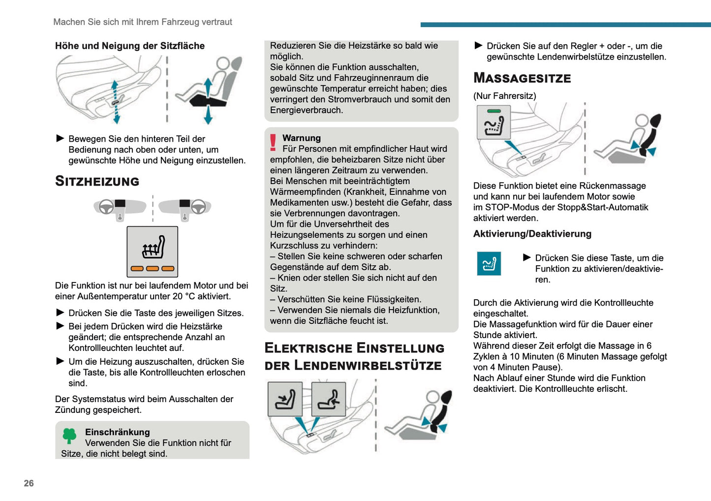 2025 Peugeot 208/e-208 Owner's Manual | German