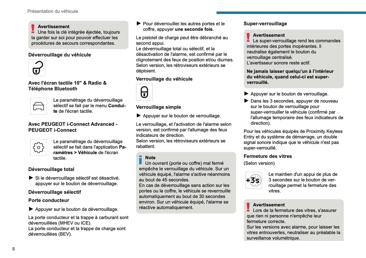 2025 Peugeot 208/e-208 Owner's Manual | French