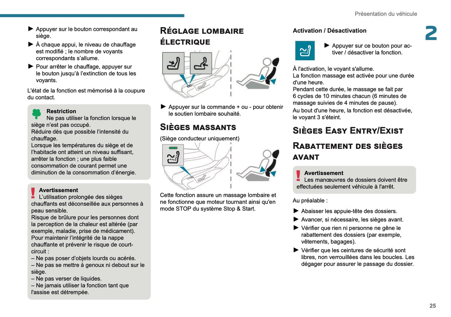2025 Peugeot 208/e-208 Owner's Manual | French