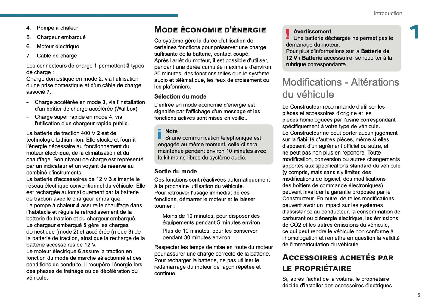 2025 Peugeot 208/e-208 Owner's Manual | French