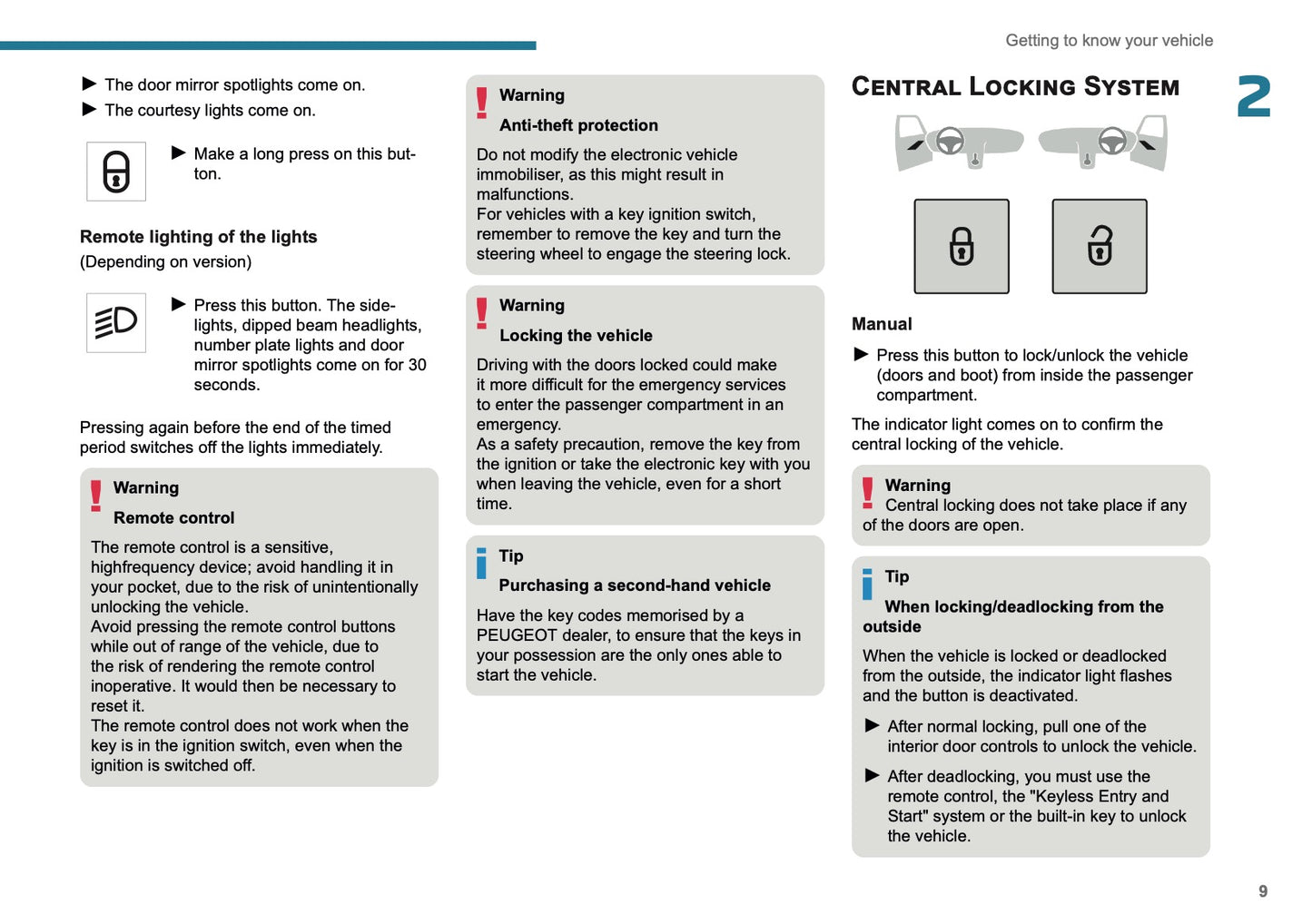 2025 Peugeot 208/e-208 Owner's Manual | English
