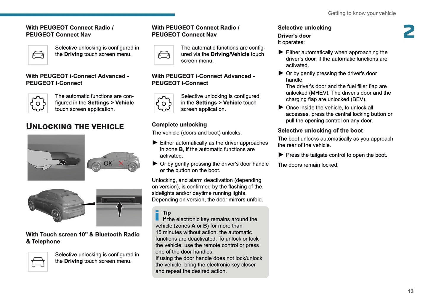 2025 Peugeot 208/e-208 Owner's Manual | English