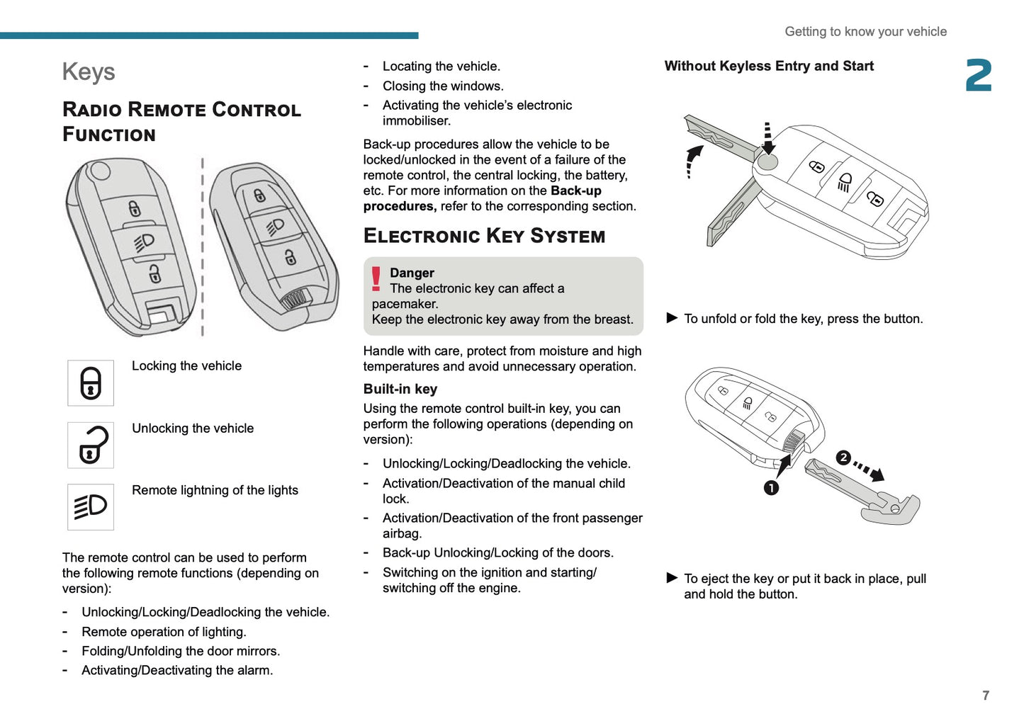 2025 Peugeot 208/e-208 Owner's Manual | English