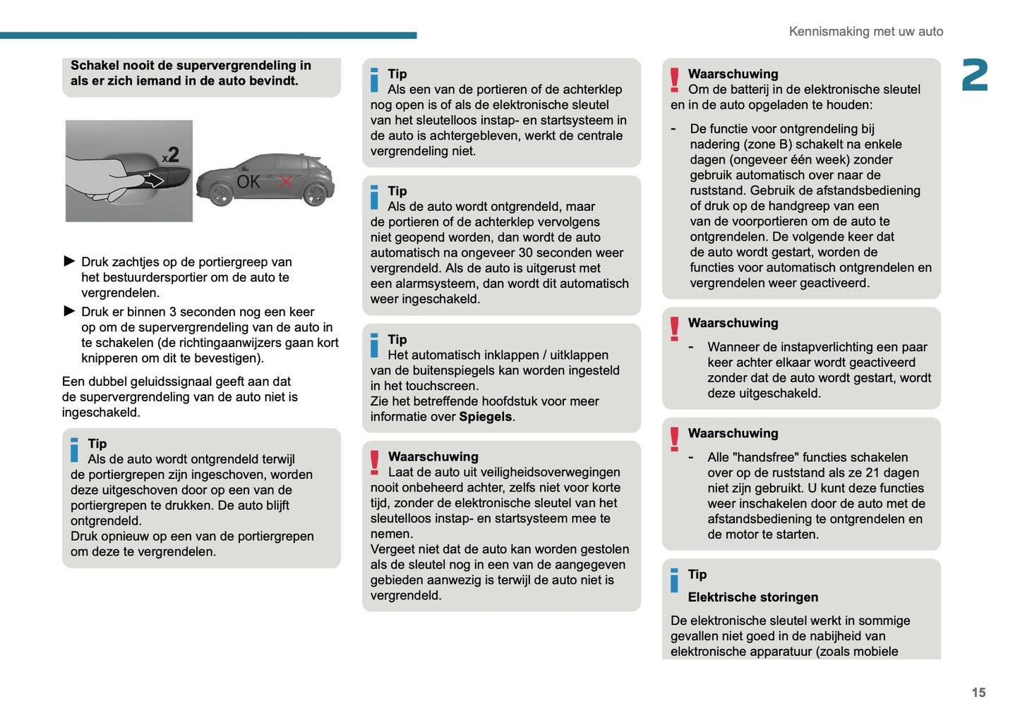 2025 Peugeot 208/e-208 Gebruikershandleiding | Nederlands