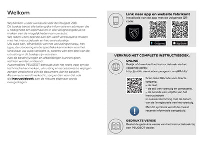 2025 Peugeot 208/e-208 Gebruikershandleiding | Nederlands