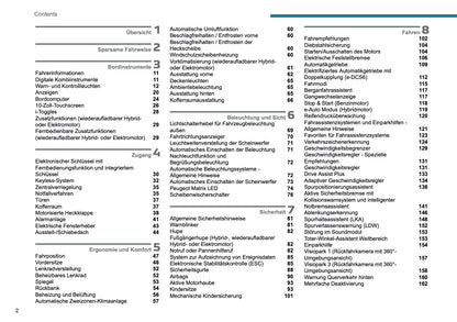 2024-2026 Peugeot 408/e-408 Owner's Manual | German