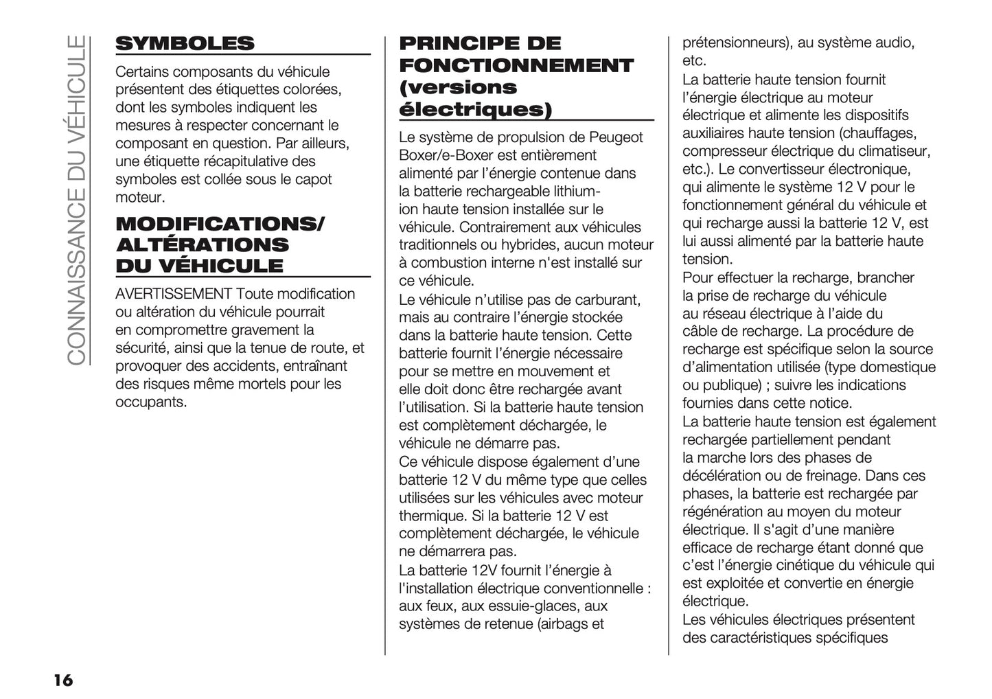 2025 Peugeot Boxer Manuel du propriétaire | Français