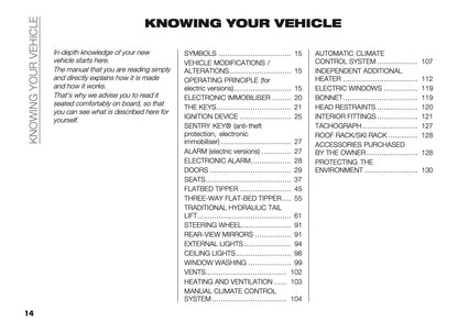 2025 Peugeot Boxer Owner's Manual | English