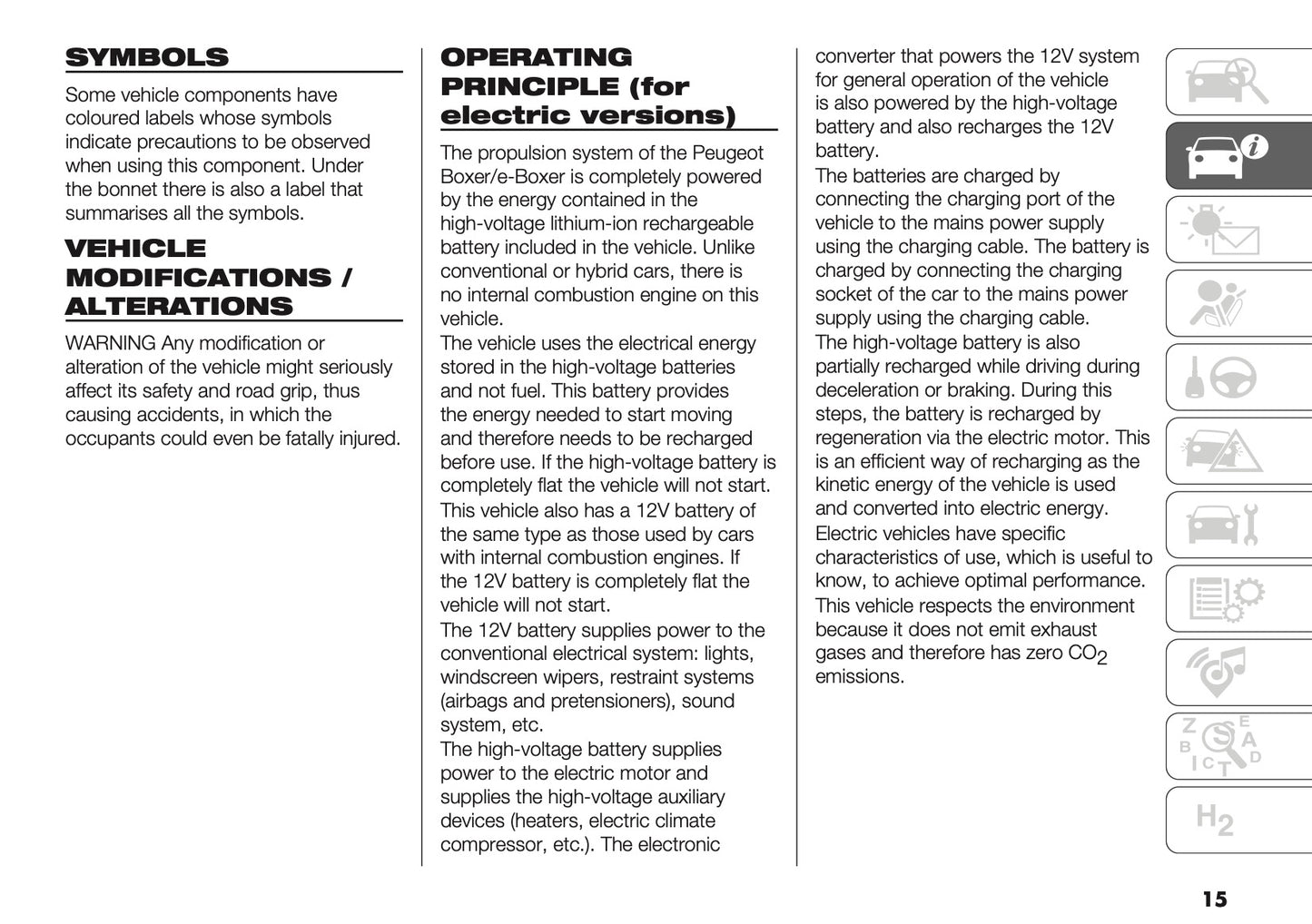 2025 Peugeot Boxer Owner's Manual | English