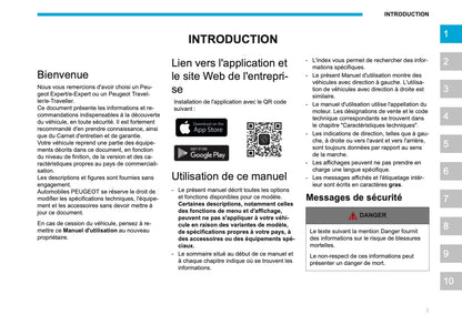 2026 Peugeot Expert/Traveller Owner's Manual | French