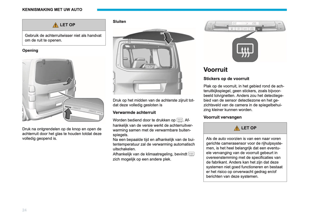 2026 Peugeot Expert/Traveller Owner's Manual | Dutch