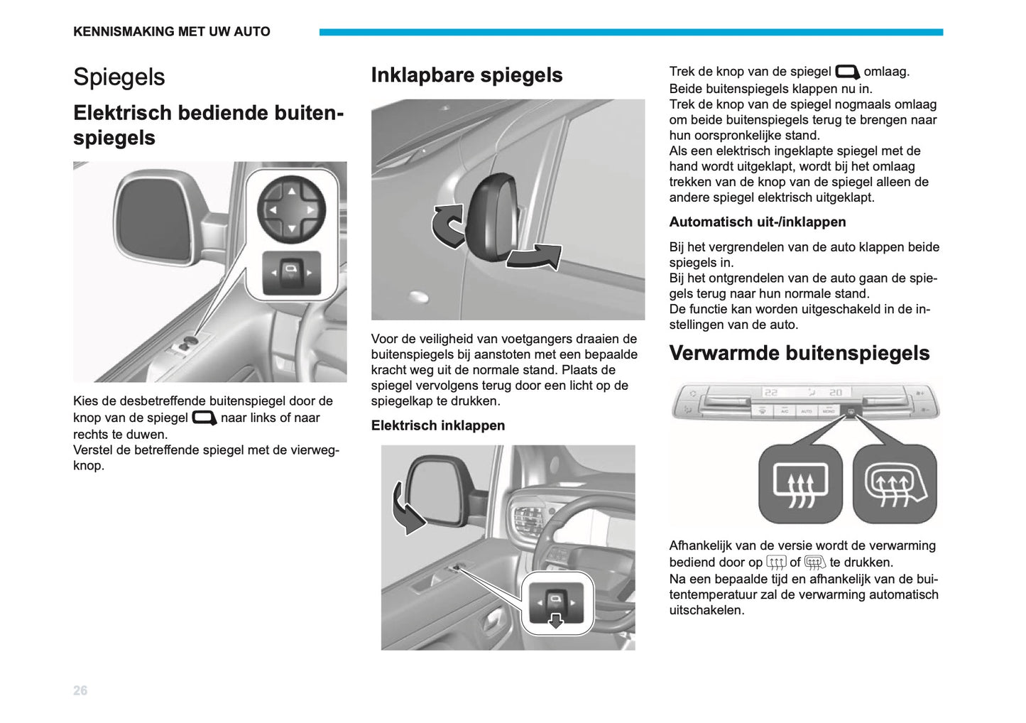 2026 Peugeot Expert/Traveller Owner's Manual | Dutch