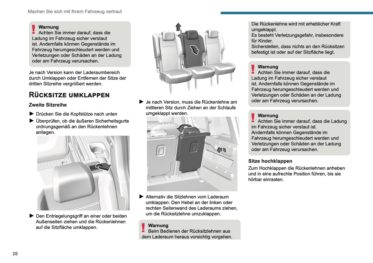 2025 Peugeot Rifter/Partner Owner's Manual | German